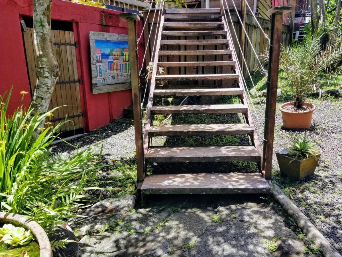 Les Bananes Vertes Ecolodges Saint-Claude Luaran gambar
