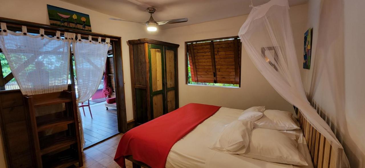 Les Bananes Vertes Ecolodges Saint-Claude Luaran gambar
